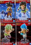 DRAGON BALL SUPER - WCD DIORAMA - Vol.4 - FULL SET 4 Figurines