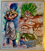 DRAGON BALL - SHIKISHI ART - série 8 - GOGETA / BROLY - Numéro 17 - SEC - PRISM