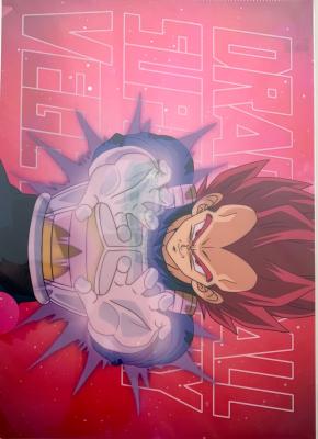 CLEAR FILE DRAGON BALL SUPER BROLY - VEGETA GOD - FUJI TV