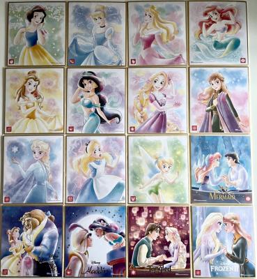 Disney - FULLSET Shikishi - 16/16