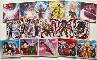 DRAGON BALL - SHIKISHI ART - série 12 - FULLSET 16/16