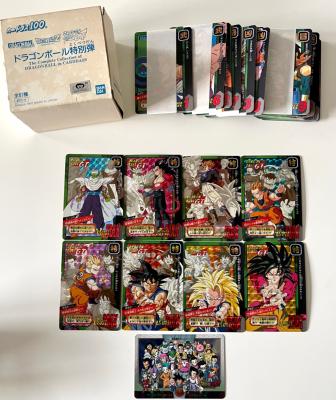 DRAGON BALL CARDDASS FULL SET TOKUBETSUDAN - 81/81 - TBE (+ boite offerte)