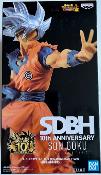 SUPER  DRAGON BALL HEROES - Figurine GOKU UI - 10th Anniversary