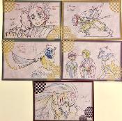 KIMETSU NO YAIBA - LOT DE 5 CARTES POSTALES "DOUGA" - LOT 3