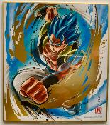 DRAGON BALL - SHIKISHI ART - série 7 - Numéro 16 - GOGETA