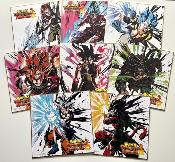 SUPER DRAGON BALL HEROES  - SHIKISHI ICHIBAN KUJI SDBH SAGA - FULLSET 8/8