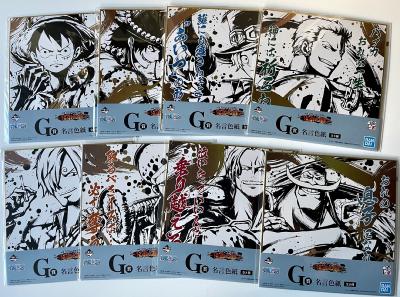 ONE PIECE - SHIKISHI ICHIBAN KUJI - The Bonds of Brothers - FULL SET 8/8