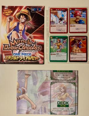 ONE PIECE - SET PROMO MIRACLE BATTLE CARDASS