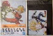 DRAGON BALL - SET de 2 CLEAR FILE ICHIBAN KUJI SAIYAN SB8 - LOT 5