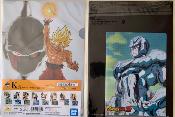 DRAGON BALL - SET de 2 CLEAR FILE ICHIBAN KUJI SAIYAN SB8 - LOT 7