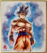 DRAGON BALL - SHIKISHI ART - série 10 - Numéro 12 - GOKU UI