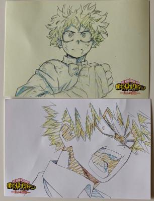 MY HERO ACADEMIA - LOT 2 CARTES POSTALES