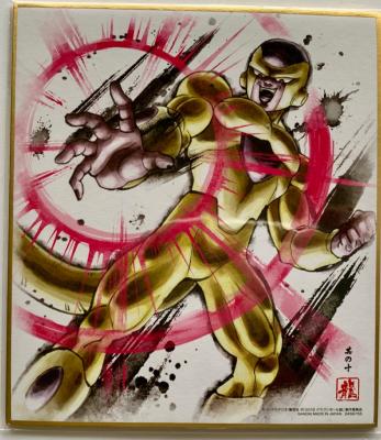 DRAGON BALL - SHIKISHI ART - série 7 - Numéro 10 - GOLDEN FREEZER