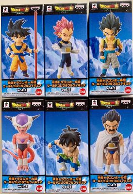 DRAGON BALL SUPER BROLY - FULL SET 6 Figurines WCF MOVIE BROLY VOL. 1