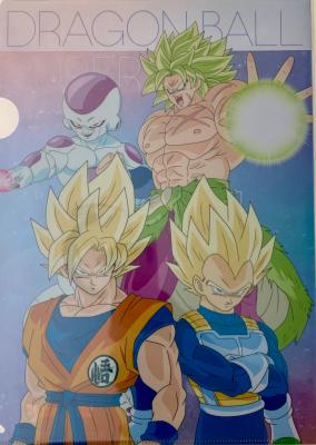 CLEAR FILE DRAGON BALL SUPER BROLY - MOVIE - FUJI TV