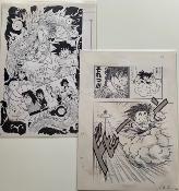 DRAGON BALL - SET de 2 PLANCHES REPRODUCTION OFFICIELLE - 50th Weekly JUMP