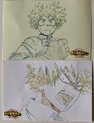 MY HERO ACADEMIA - LOT 2 CARTES POSTALES