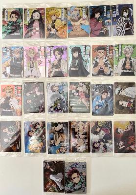 KIMETSU NO YAIBA - WAFER HEROES CARD SERIE 01 - FULL SET - 26/26