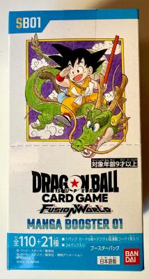 DRAGON BALL SUPER CARD GAME Fusion World - Display 24 Boosters - Manga Booster 01 -  SB01 (JAP)