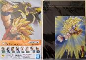 DRAGON BALL - SET de 2 CLEAR FILE ICHIBAN KUJI SAIYAN SB8 - LOT 3